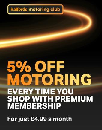 5% off motoring everytime you shop with premium